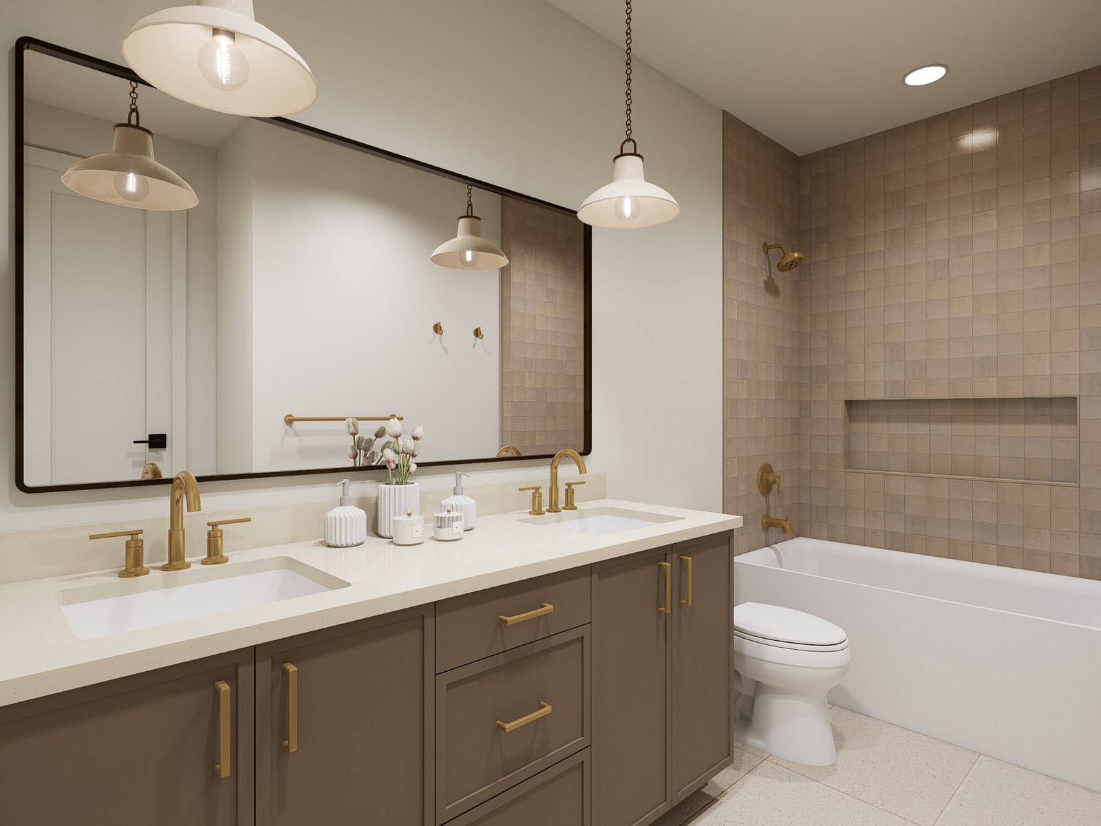 Upstairs Bath Rendering